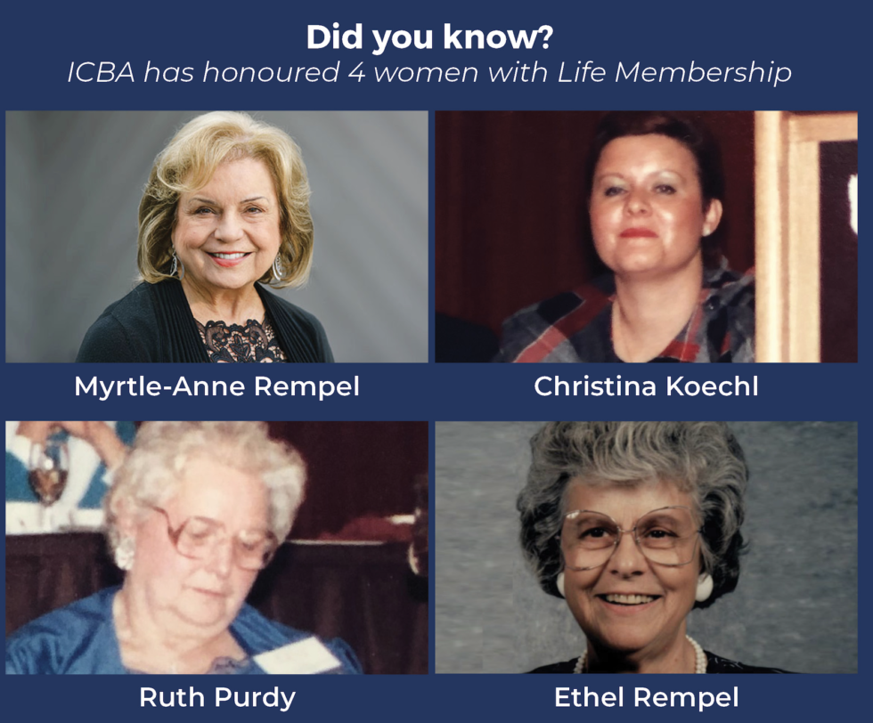 Women In Construction Week: Honouring ICBA's Life Members - The ICBA ...