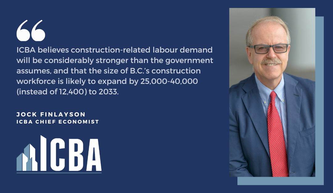 ICBA ECONOMICS: Focus on B.C. Construction Labour Supply & Demand