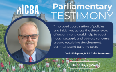 ICBA SUBMISSION: Jock Finlayson speaks on Housing to Parliamentary Committee
