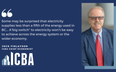 ICBA ECONOMICS: A Snapshot of Energy Consumption in British Columbia