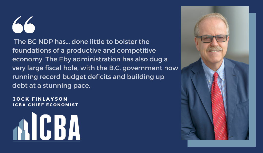 ICBA OP/ED: B.C.’s government will face extraordinary economic challenges in 2025