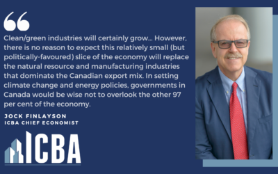 ICBA ECONOMICS: What is and How Big is the “Clean/Green” Economy?